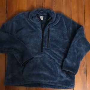 Never wore Sherpa half zip from PINK. XL